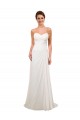 Ivory Sheath Sweetheart Chapel Train Wedding Gowns York