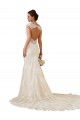 Keyhole Back Ivory Mermaid Sweetheart Chapel Train Modern Wedding Dress York