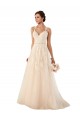 Ivory A-Line Sweetheart Chapel Train Wedding Dress York