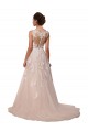 Ivory A-Line Sweetheart Chapel Train Wedding Dress York