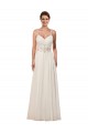 Keyhole Back Ivory Sheath Sweetheart Chapel Train Wedding Dress York