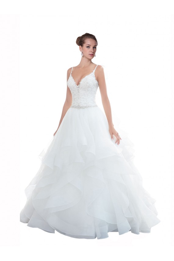 White Ball Gown Sweetheart Chapel Train Beach Wedding Dress York