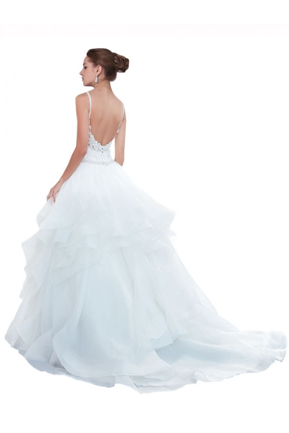 White Ball Gown Sweetheart Chapel Train Beach Wedding Dress York