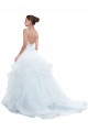 White Ball Gown Sweetheart Chapel Train Beach Wedding Dress York