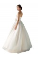 Ivory A-Line Strapless Long Wedding Dress York