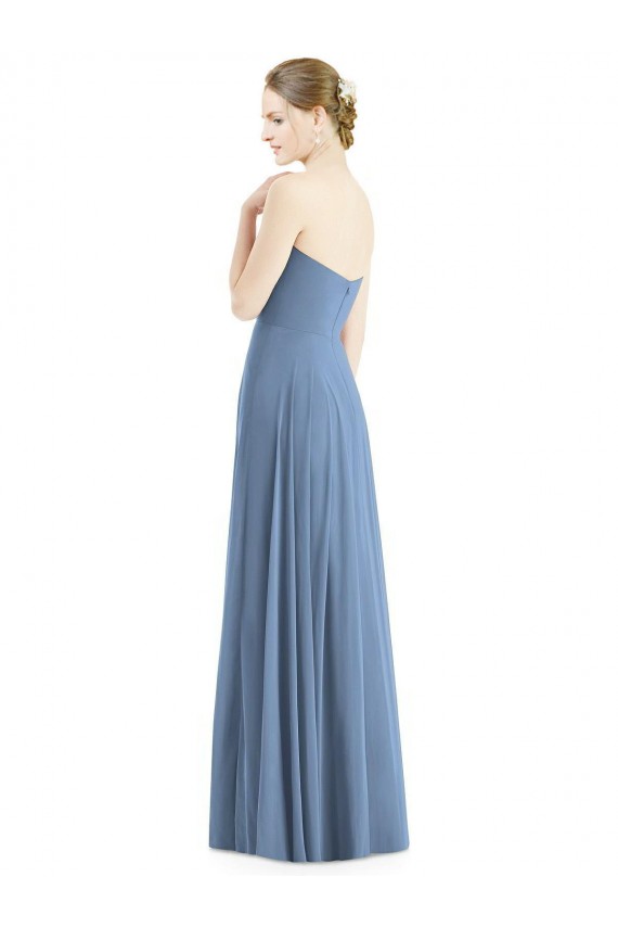 Dusty Blue A-Line Sweetheart Long Evening Dress / Bridesmaid Dress York