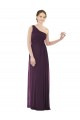 Grape A-Line One Shoulder Long Evening Dress / Bridesmaid Dress York