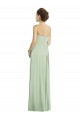 Sage A-Line Sweetheart Long Bridesmaid Dress York