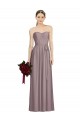 Dusty Rose A-Line Sweetheart Long Bridesmaid Dress York