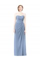 Dusty Blue A-Line Strapless Long Formal Dresses / Bridesmaid Dresses York