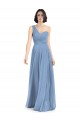 Dusty Blue A-Line One Shoulder Long Formal Dress / Bridesmaid Dress York