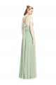 Sage A-Line Halter Neck Long Bridesmaid Dress / Evening Dress York