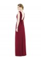 Royal Blue A-Line V-Neck Long Bridesmaid Gowns York