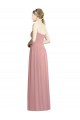 Dusty Pink A-Line Strapless Long Bridesmaid Dress / Evening Dress York
