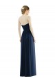 Dark Navy A-Line Strapless Long Formal Evening Gown / Bridesmaid Dress York