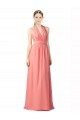 Watermelon A-Line Sweetheart Long Bridesmaid Dress York