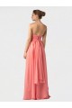 Watermelon A-Line Sweetheart Long Bridesmaid Dress York
