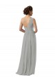 Silver A-Line One Shoulder Long Bridesmaid Dress York