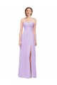 Lilac A-Line Strapless Long Evening Dress / Bridesmaid Dress York