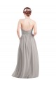 Open Back Dark Navy A-Line High Neck Long Evening Gowns / Bridesmaid Dress York
