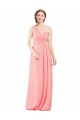 Salmon A-Line Sweetheart Long Bridal Party Dress York
