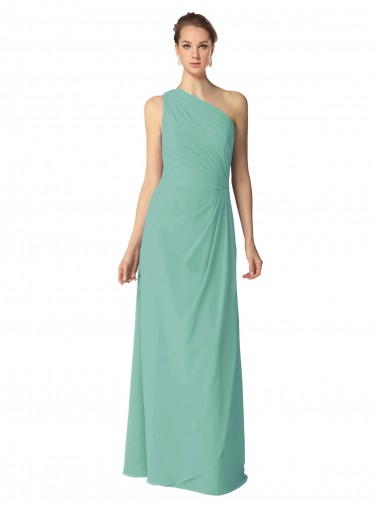 Jade A-Line One Shoulder Long Bridesmaid Dress York