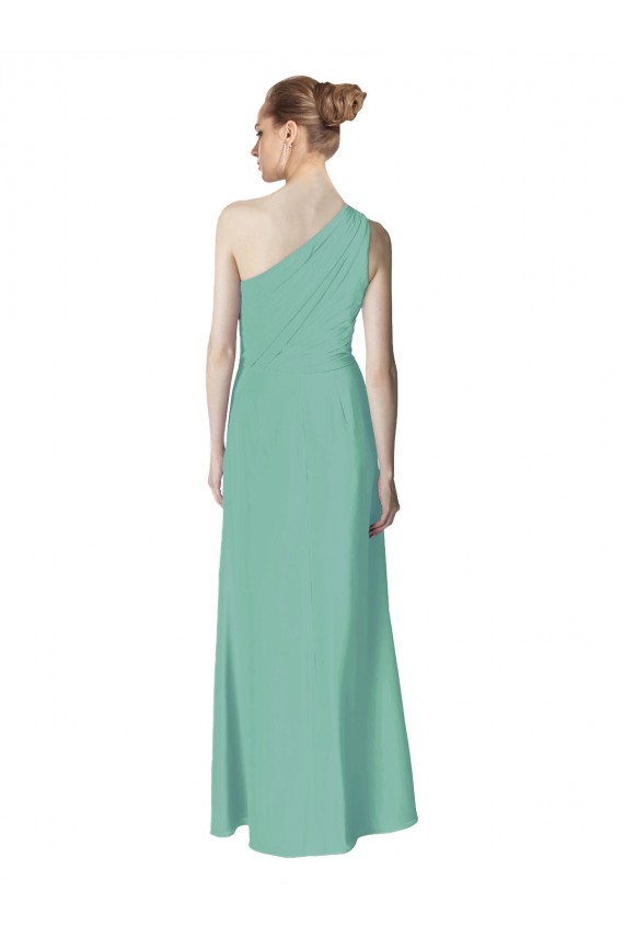 Jade A-Line One Shoulder Long Bridesmaid Dress York