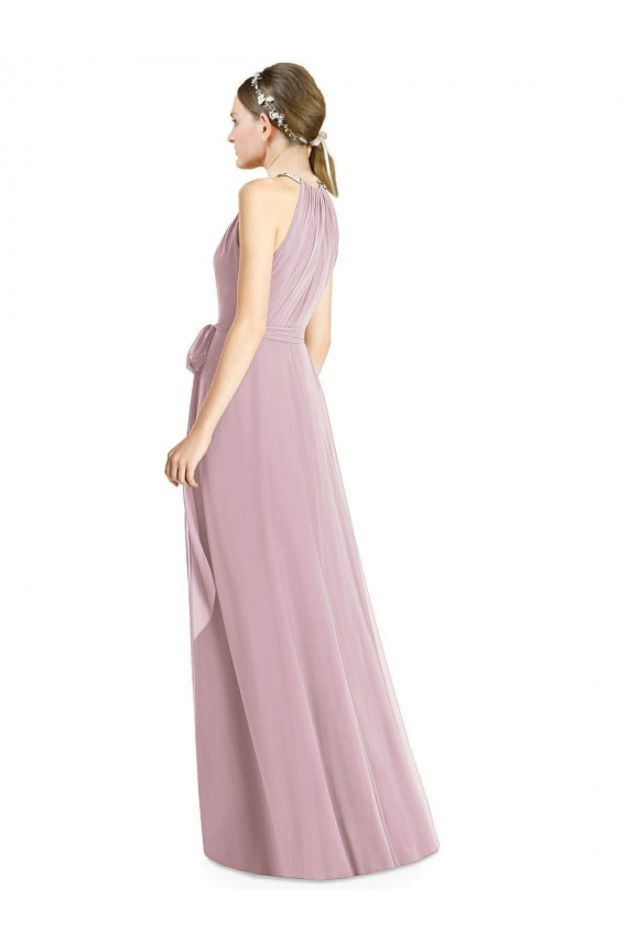 Primrose A-Line Halter Neck Long Bridesmaid Dress York