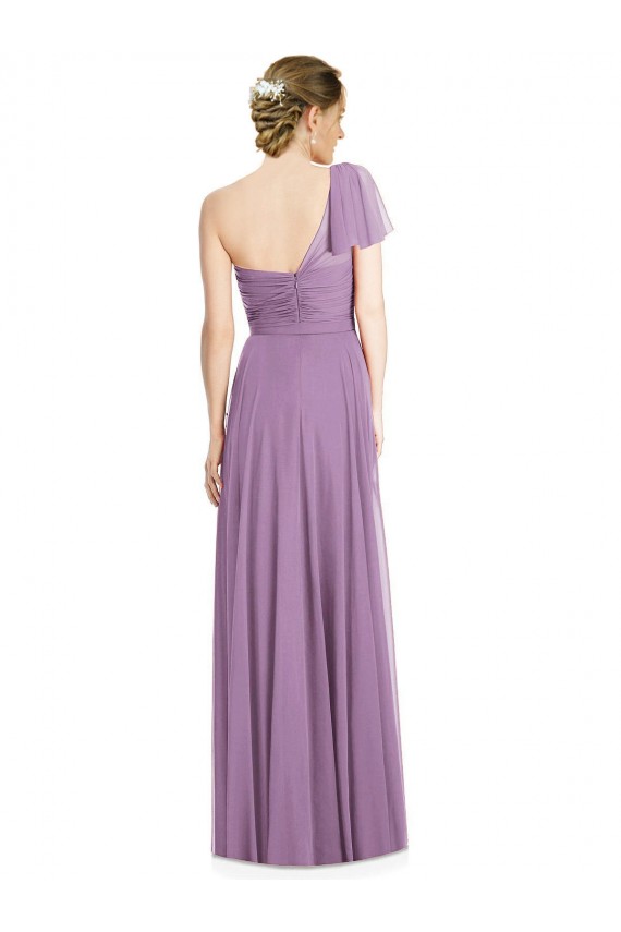 Open Back Dark Lavender A-Line Sweetheart Long Formal Dress / Bridesmaid Dress York