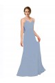 Dusty Blue A-Line Sweetheart Long Bridesmaid Dress / Evening Dress York