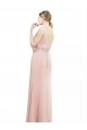 Bliss Pink Mermaid High Neck Long Bridesmaid Dress York