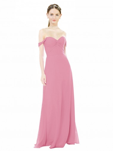 Skin Pink A-Line Sweetheart Long Formal Dress / Bridesmaid Dress York