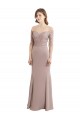 Keyhole Back Mermaid High Neck Long Bridesmaid Dress York