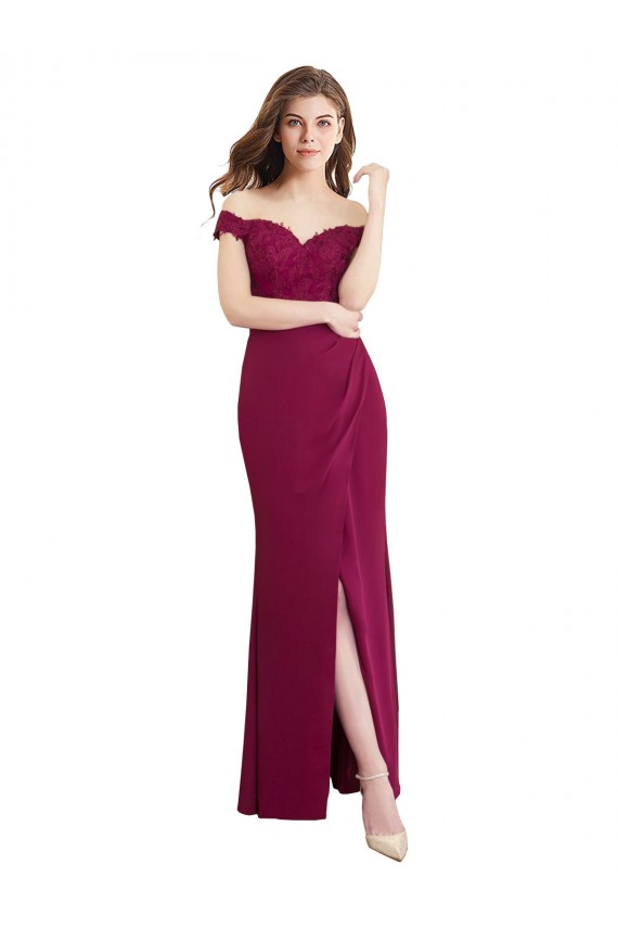 Mermaid High Neck Long Bridesmaid Dress / Formal Dress York