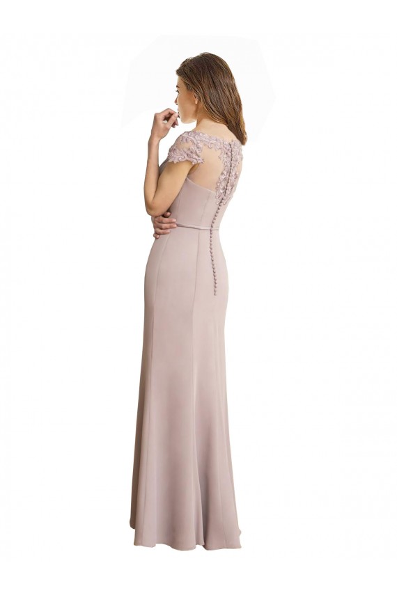 Mermaid High Neck Long Formal Dress / Bridesmaid Dress York
