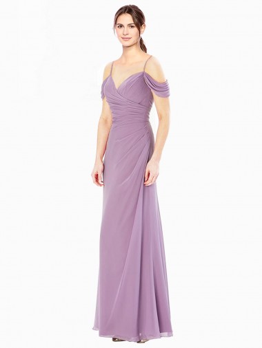 Sheath High Neck Long Bridesmaid Dress / Formal Dress York