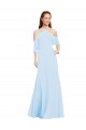 Light Sky Blue A-Line Halter Neck Long Formal Dress / Bridesmaid Dress York