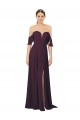 Grape Sheath Sweetheart Long Formal Dress / Bridesmaid Dress York