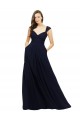 Dark Navy A-Line Sweetheart Long Bridesmaid Gowns York