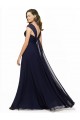 Dark Navy A-Line Sweetheart Long Bridesmaid Gowns York