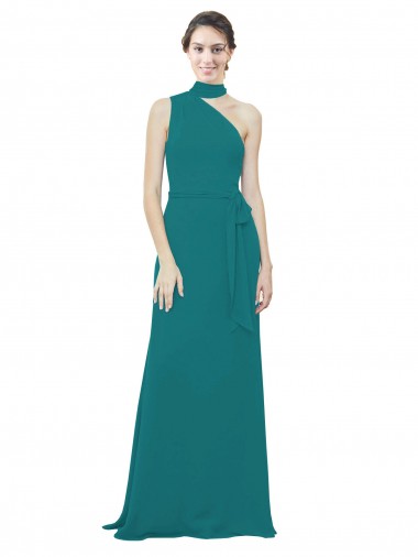 Hunter A-Line One Shoulder Long Bridesmaid Dress York