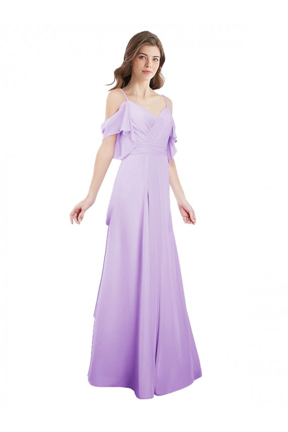 Lilac A-Line Sweetheart Long Formal Dress / Bridesmaid Dress York