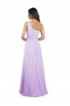Lilac A-Line One Shoulder Long Bridesmaid Dress / Evening Dress York