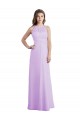 Keyhole Back Lilac A-Line Sweetheart Long Bridesmaid Dress / Formal Dress York