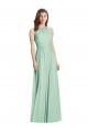 Open Back Mint Green A-Line Halter Neck Long Semi Formal Evening Dress / Bridesmaid Dress York