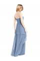 Dusty Blue A-Line Strapless Long Formal Dress / Bridesmaid Dress York