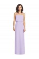 Low Back Lilac A-Line Strapless Long Formal Dress / Bridesmaid Dress York