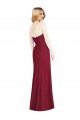 Desert Rose Trumpet Strapless Long Bridesmaid Dress York