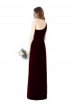 Dark Green Trumpet One Shoulder Long Bridesmaid Dress York
