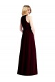 Light Sky Blue Trumpet Halter Neck Long Semi Formal Evening Dress / Bridesmaid Dress York